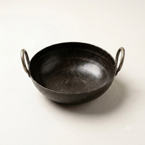 Iron Karahi – Traditional Heavy-Duty Cooking Pan | Multiple Sizes