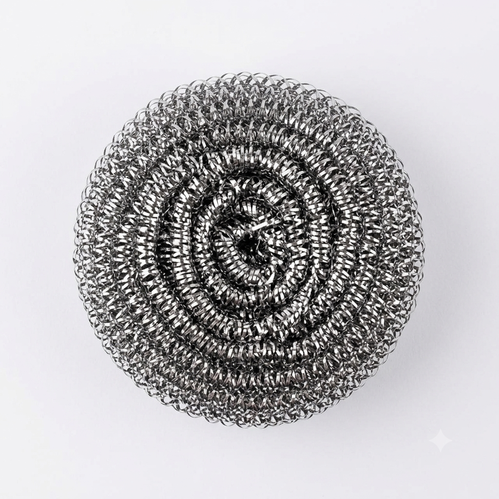 Stainless Steel Scrub Ball / Wire Ball – Heavy-Duty Kitchen Cleaner